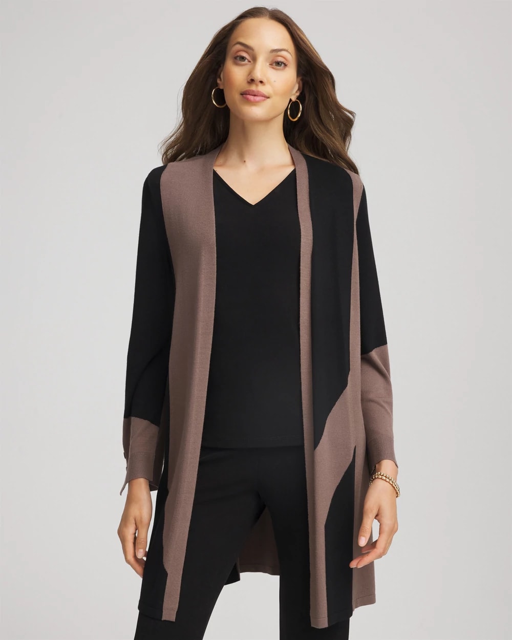 Travelers™ Collection Colorblock Cardigan | Chico's Travelers™ Collection Colorblock Cardigan | Chico's